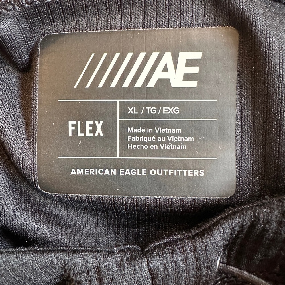 American Eagle Outfitters Black Hoodie XL Flex Branded Logo - Picture 5 of 10